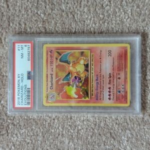 PSA 8 Charizard Holo from Pokemon XY Evolution